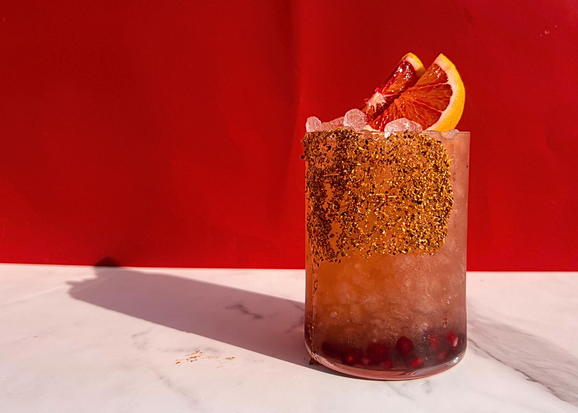 Blood Orange Pomegranate Smash