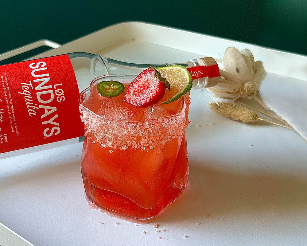 Strawberry Jalapeno Margarita