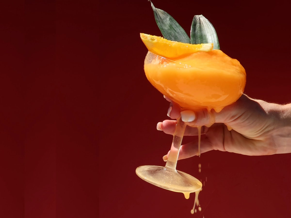 Frozen Coconut Tequila Aperol Spritz