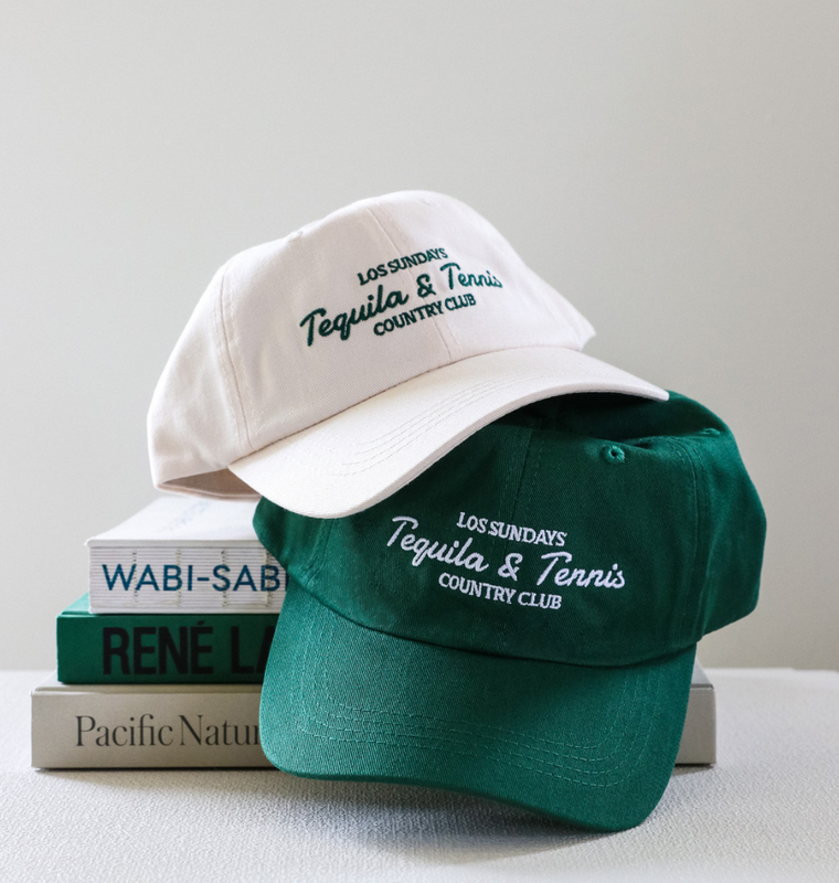 TEQUILA & TENNIS COUNTRY CLUB DAD CAP - BONE