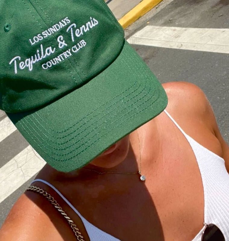 The Tequila & Tennis Country Club Dad Cap - Green