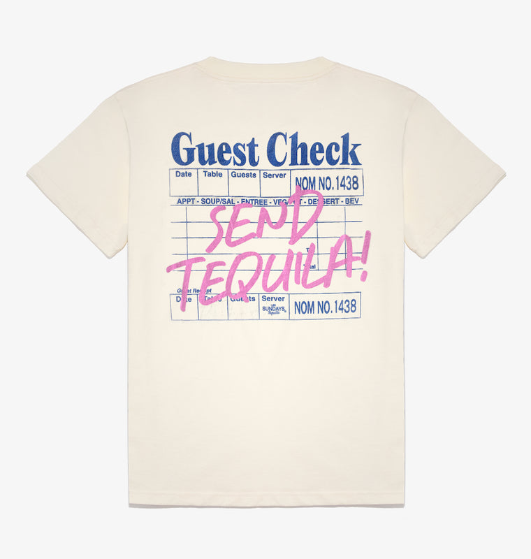 The Bar Tab Tee - Bone