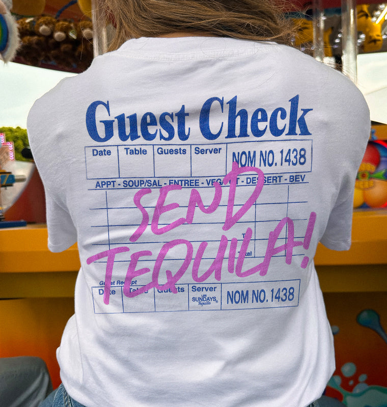The Bar Tab Tee - Bone