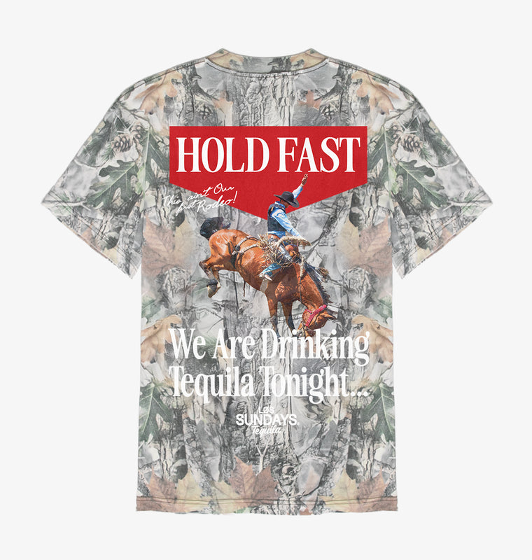 The Hold Fast Tee - Camo/White