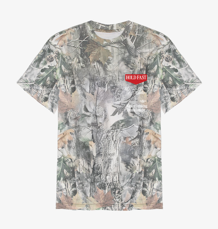 The Hold Fast Tee - Camo/White