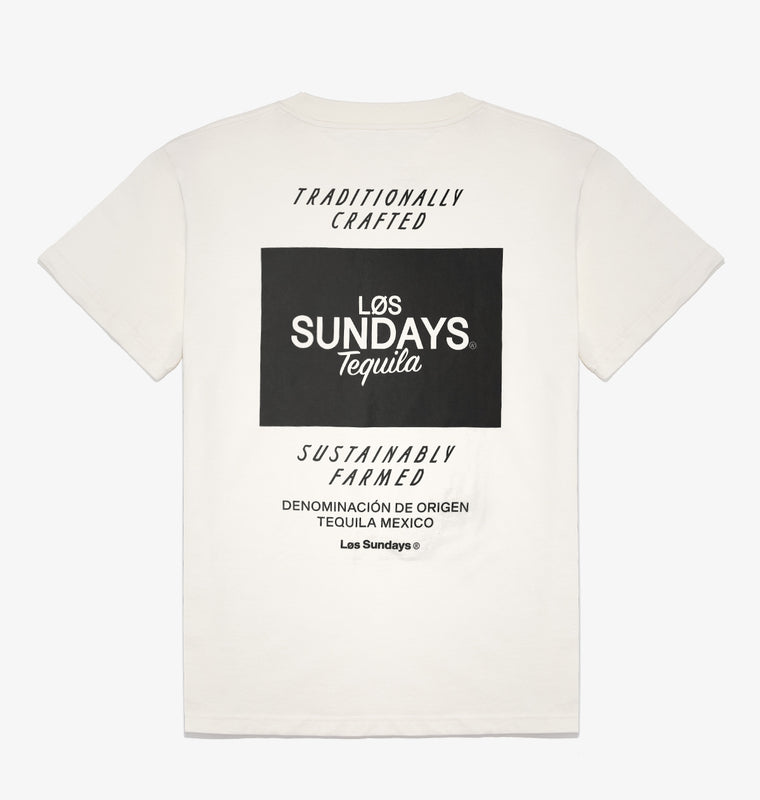 The Origin Tee - Blanc White/Black
