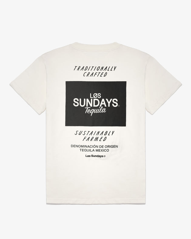 The Origin Tee - Blanc White/Black