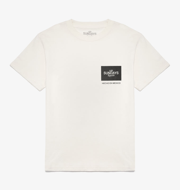 The Origin Tee - Blanc White/Black