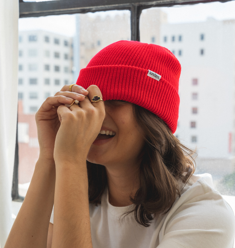 The Sundays Beanie - Red