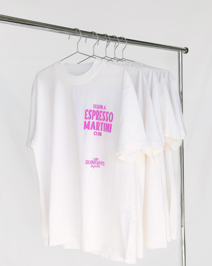 The Espresso Martini Tee - Blanc White
