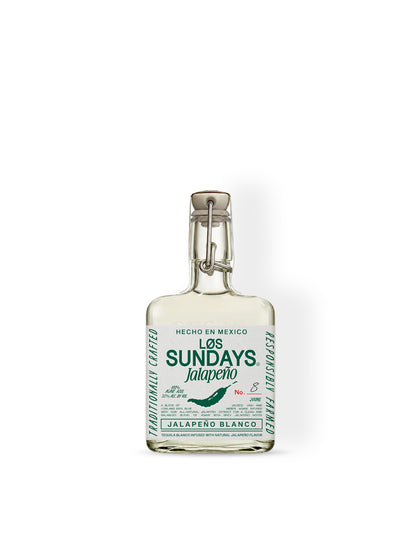 Los Sundays Tequila Jalapeño Blanco - 200ML