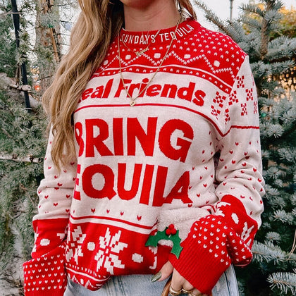 REAL FRIENDS HOLIDAY SWEATER