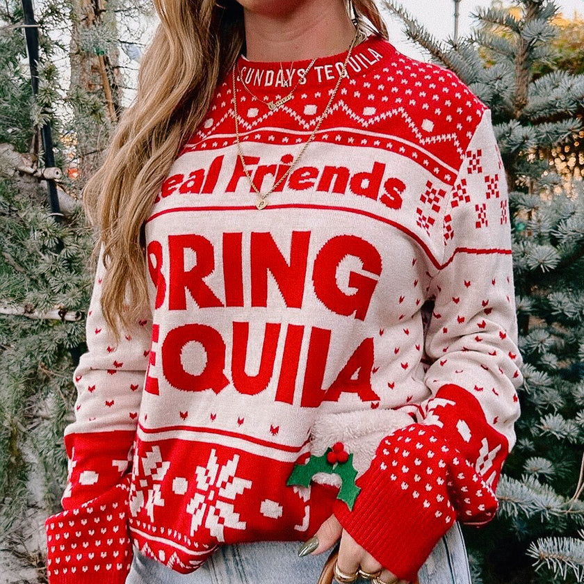 REAL FRIENDS HOLIDAY SWEATER