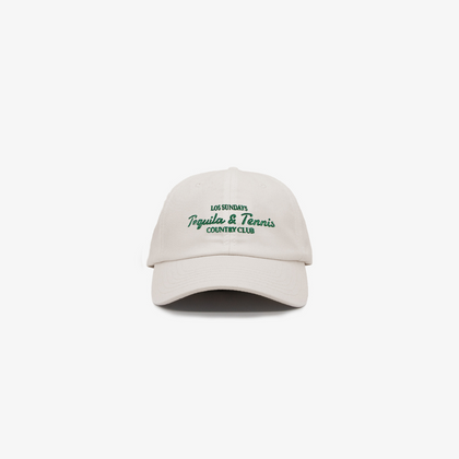 TEQUILA & TENNIS COUNTRY CLUB DAD CAP - BONE