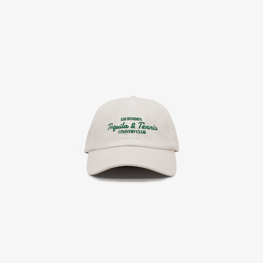 TEQUILA & TENNIS COUNTRY CLUB DAD CAP - BONE