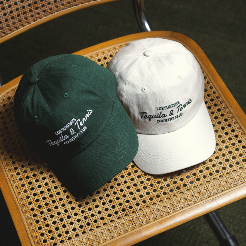 TEQUILA & TENNIS COUNTRY CLUB DAD CAP - BONE