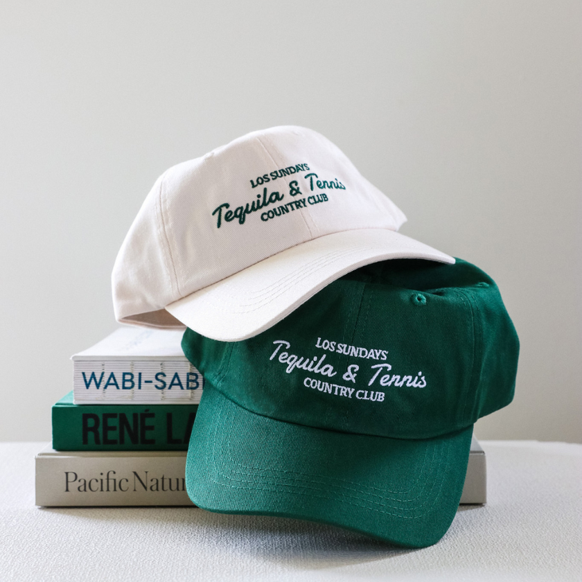 TEQUILA & TENNIS COUNTRY CLUB DAD CAP - BONE