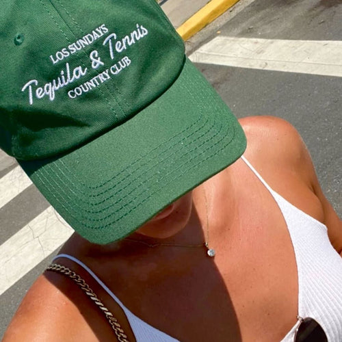 The Tequila & Tennis Country Club Dad Cap - Green