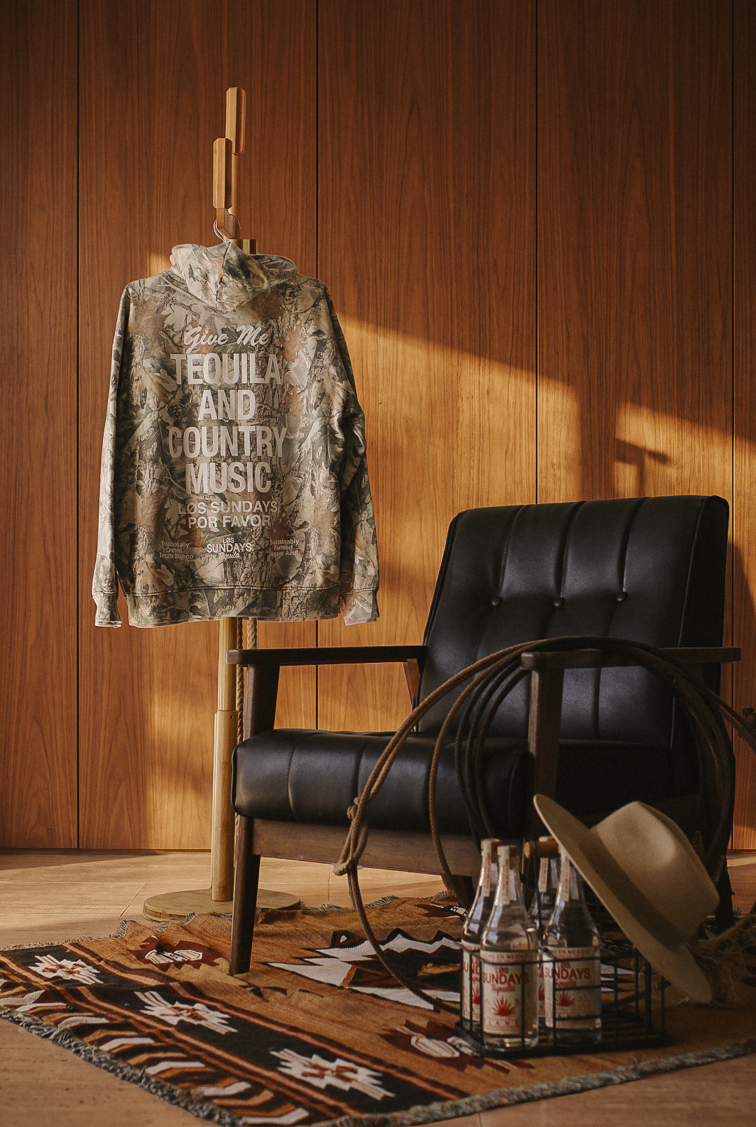 The Tequila & Country Music Hood - Camo / White