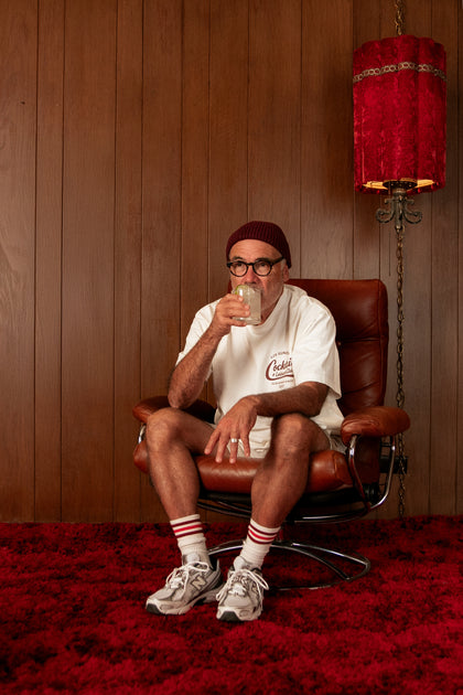 The Cocktail & Leisure Tee - Blanc White