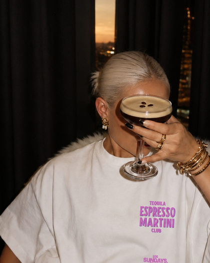 The Espresso Martini Tee - Blanc White