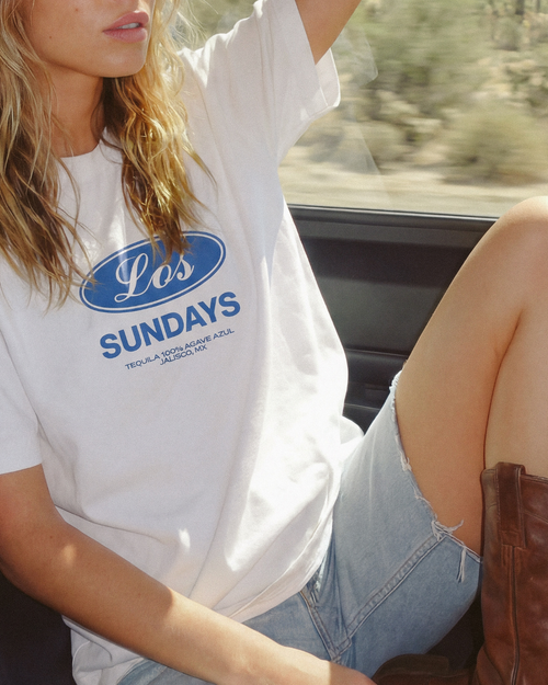 The Genuine Tee - Blanc White / Blue