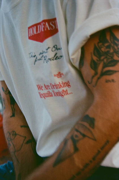 The Hold Fast Tee - Blanc White