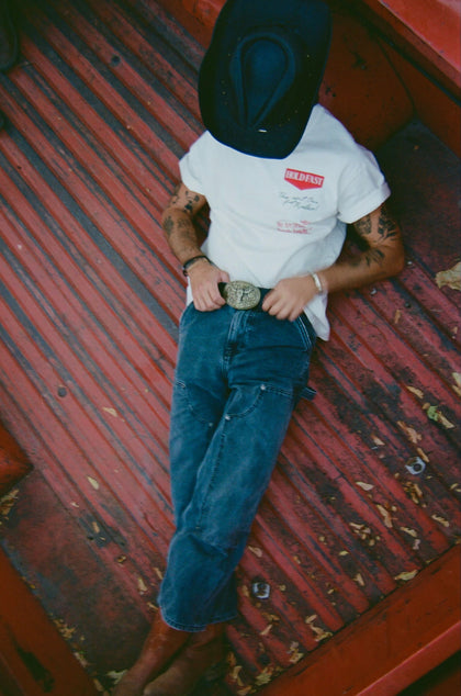 The Hold Fast Tee - Blanc White