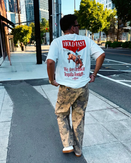 The Hold Fast Tee - Blanc White