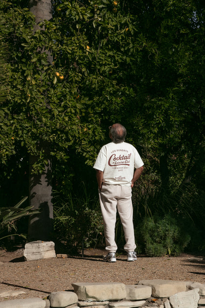 The Cocktail & Leisure Tee - Blanc White