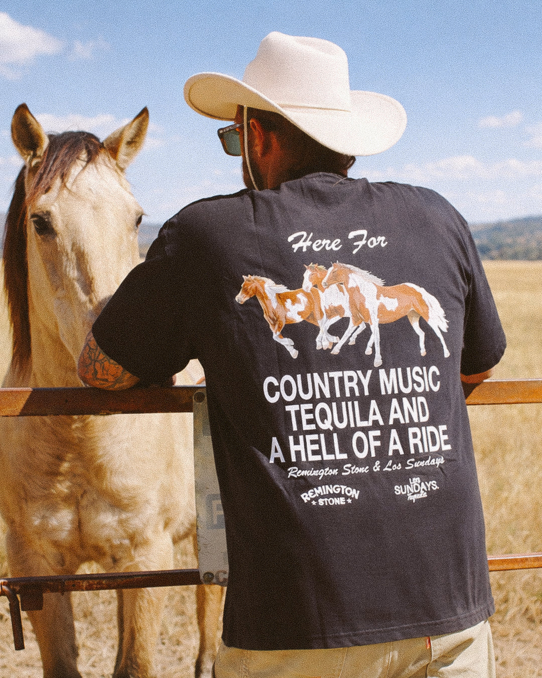 The Hell Of A Ride Tee - Black | Løs Sundays