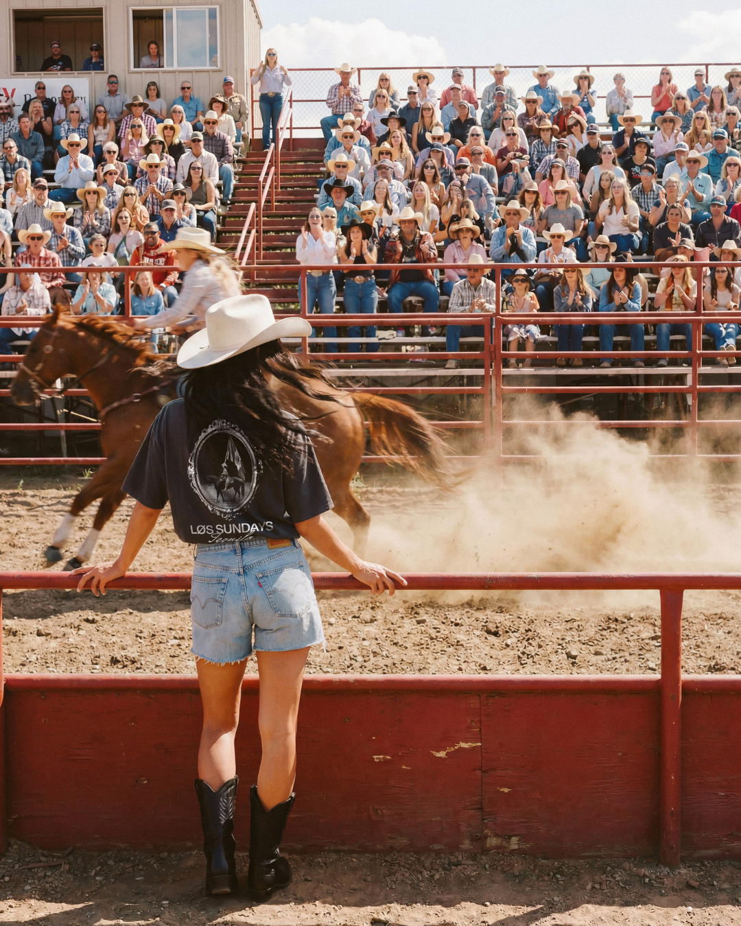 The Rodeo Queen Tee - Black / White