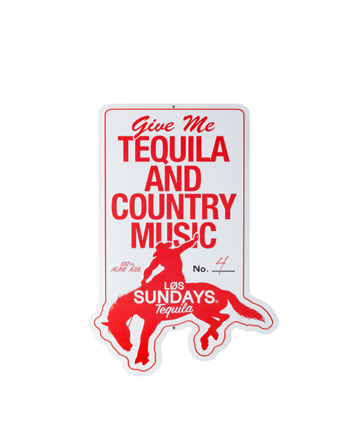 The Tequila & Country Music Tin Tacker - Bone