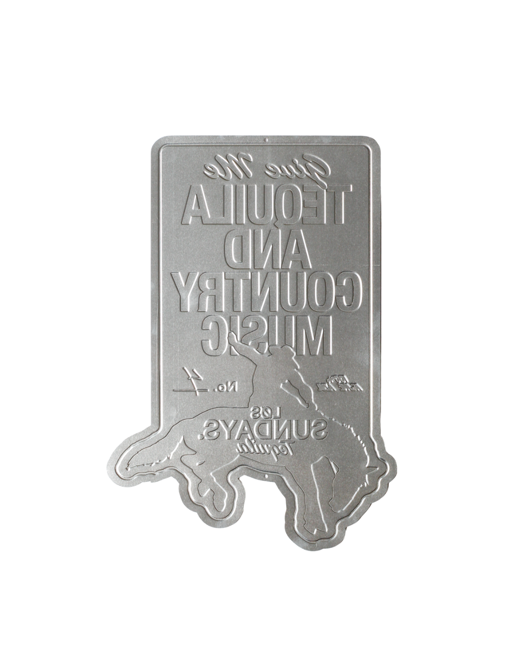 The Tequila & Country Music Tin Tacker - Bone