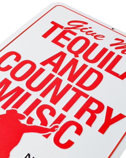 The Tequila & Country Music Tin Tacker - Bone