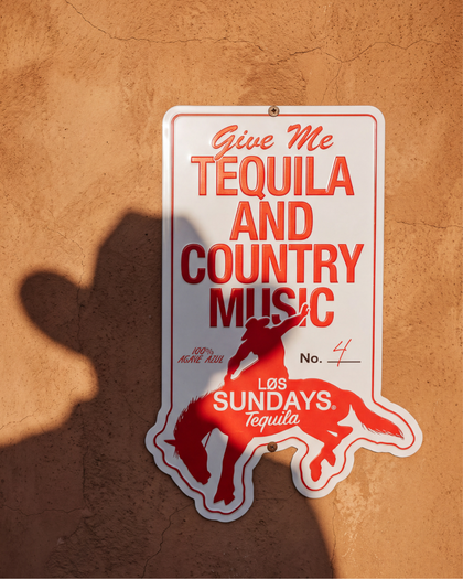 The Tequila & Country Music Tin Tacker - Bone