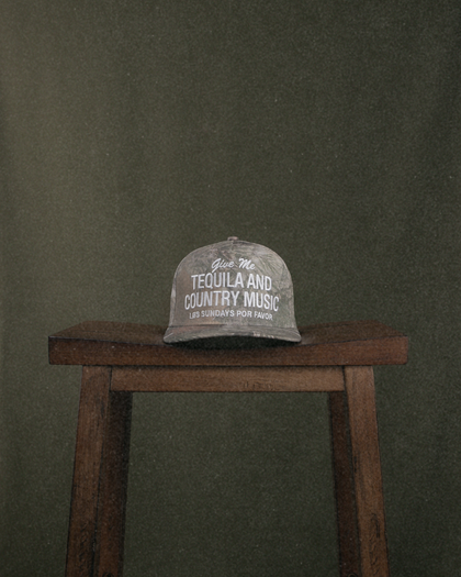 Tequila & Country Music Hat - Camo