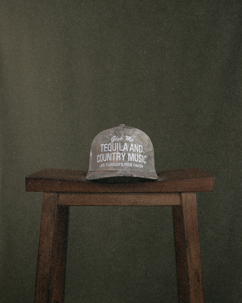 Tequila & Country Music Hat - Camo