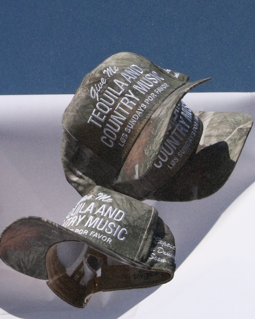 Tequila & Country Music Hat - Camo