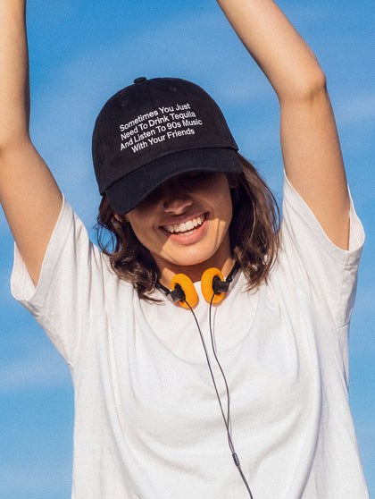 The 90s Music Hat - Black / White