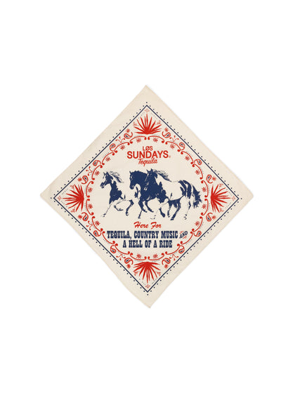 Hell of a Ride Bandana - Natural