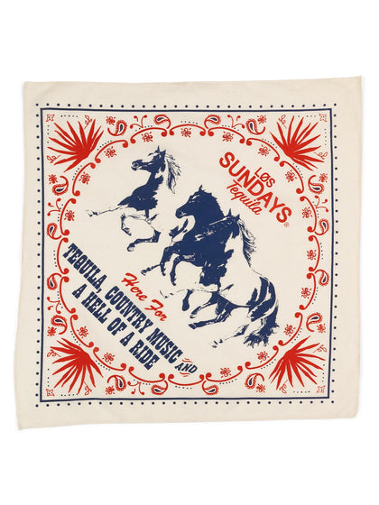 Hell of a Ride Bandana - Natural
