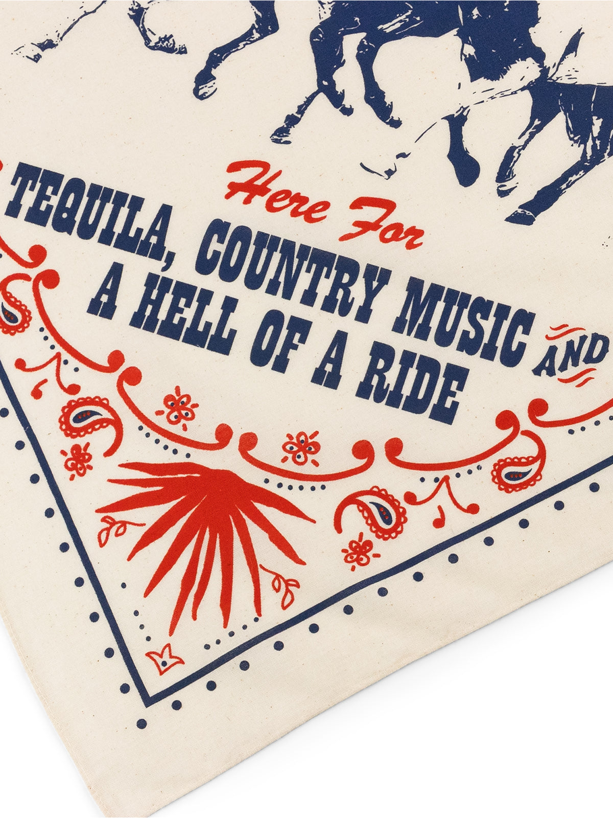 Hell of a Ride Bandana - Natural