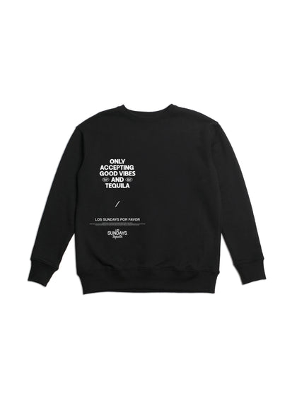 The Drama Free Crew Neck - Black / White