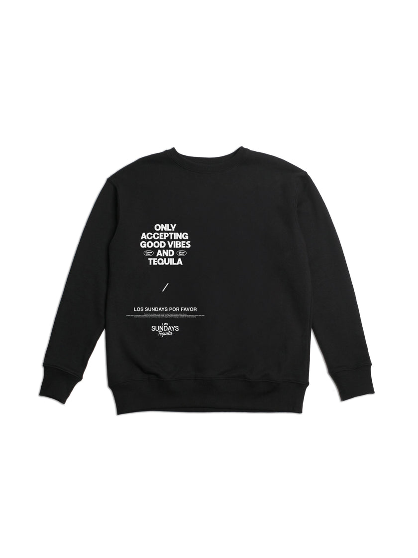 The Drama Free Crew Neck - Black / White
