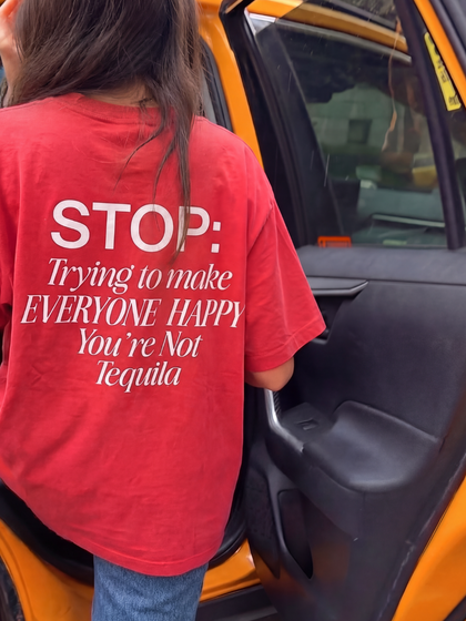 The Happy Tee - Red