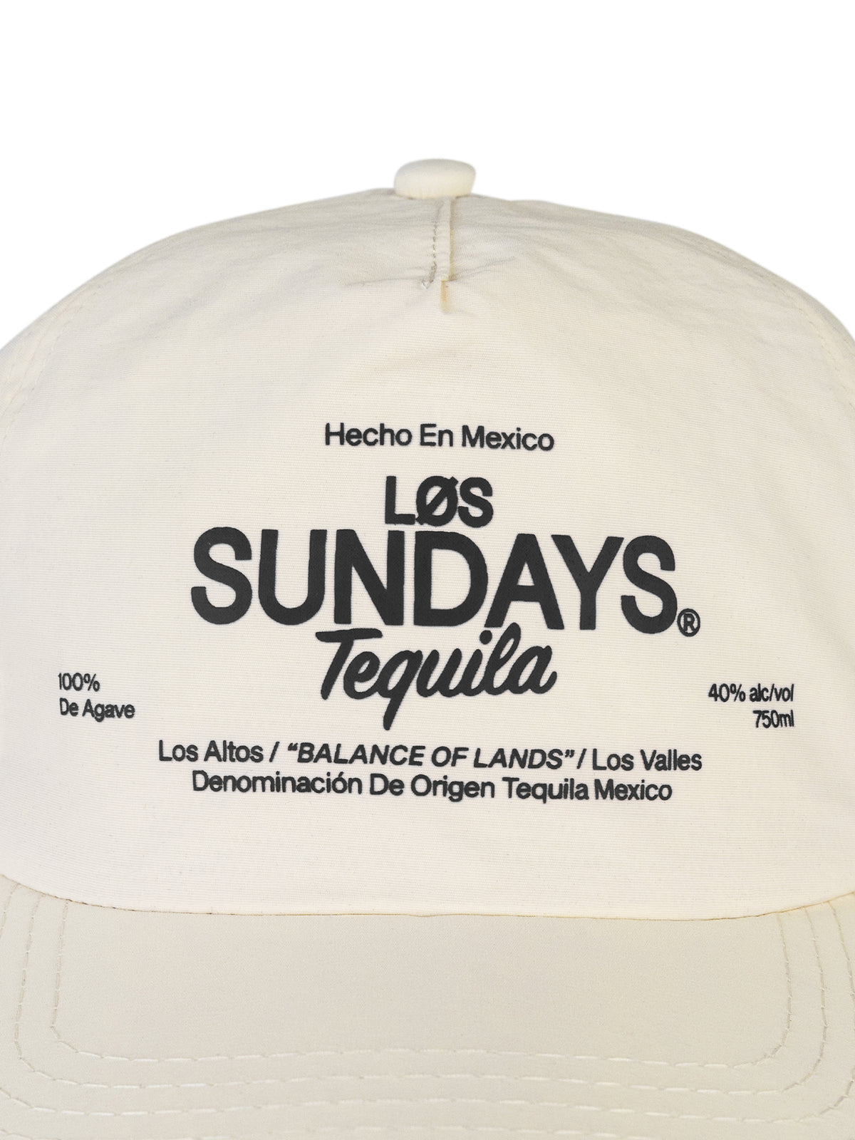 The Hecho Cap - Bone/Black