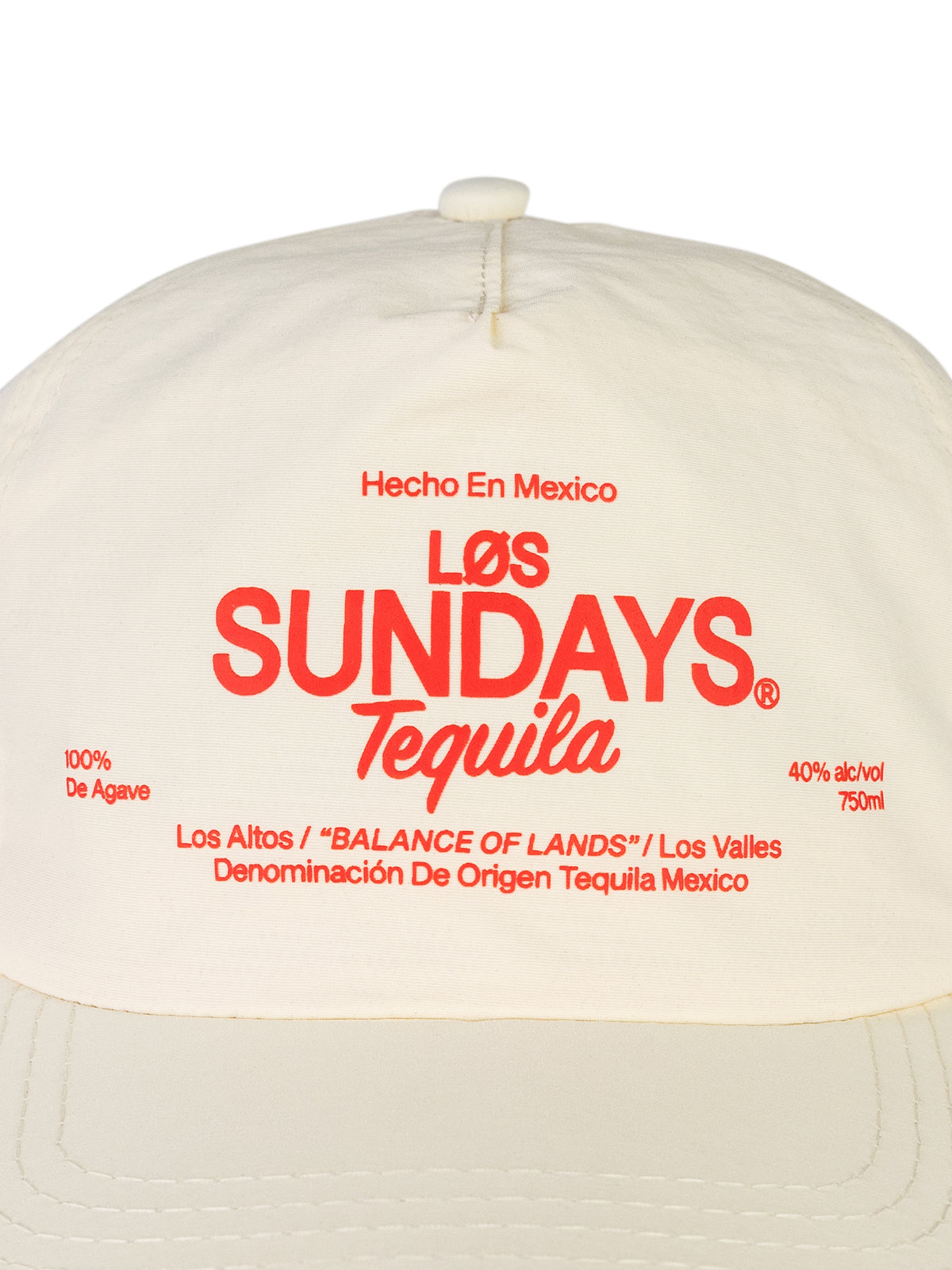The Hecho Cap - Bone/Red