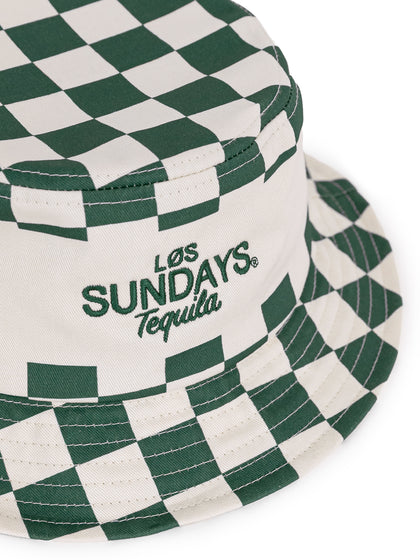 Tequila & Tennis Bucket Hat - Off White / Checkered