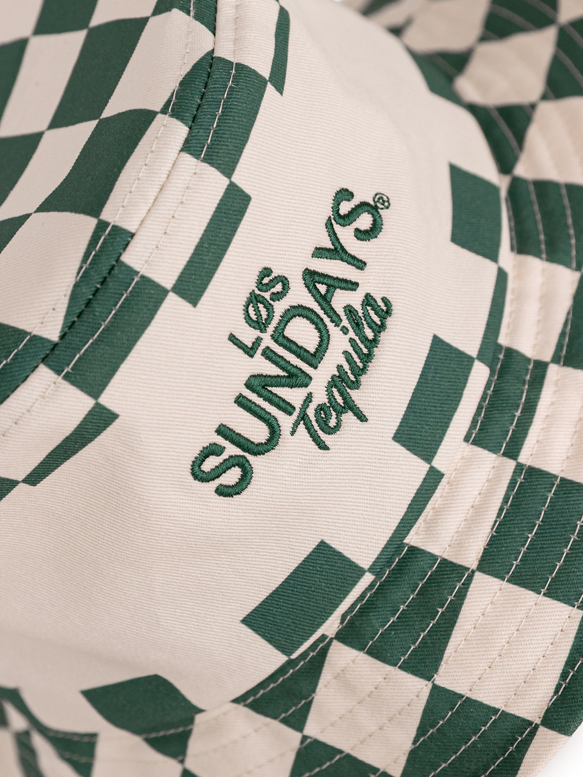 Tequila & Tennis Bucket Hat - Off White / Checkered